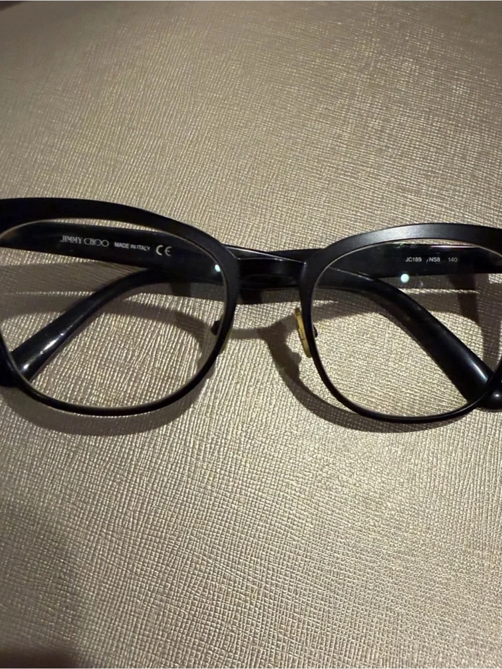 Jimmy Choo Black Cat-Eye Women's Eyeglasses